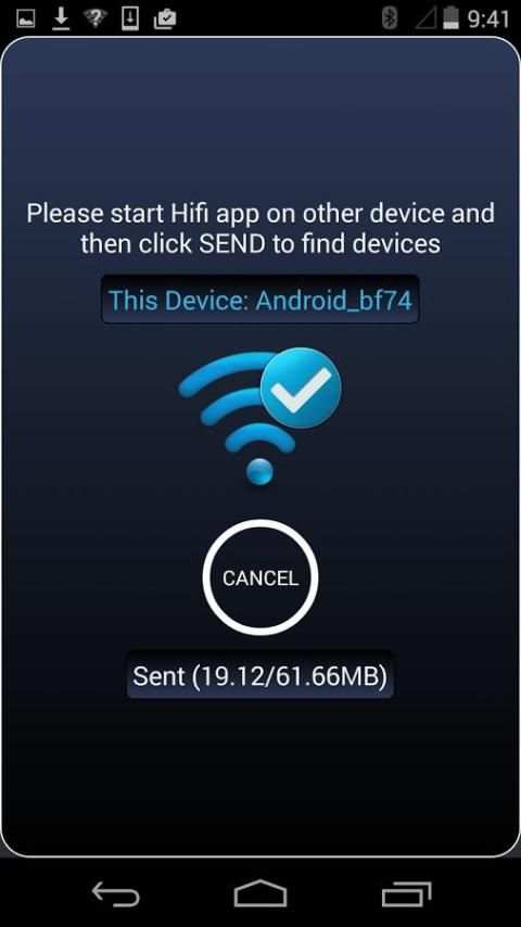 Hifi | WiFi Direct File Share 9 تصوير الشاشة