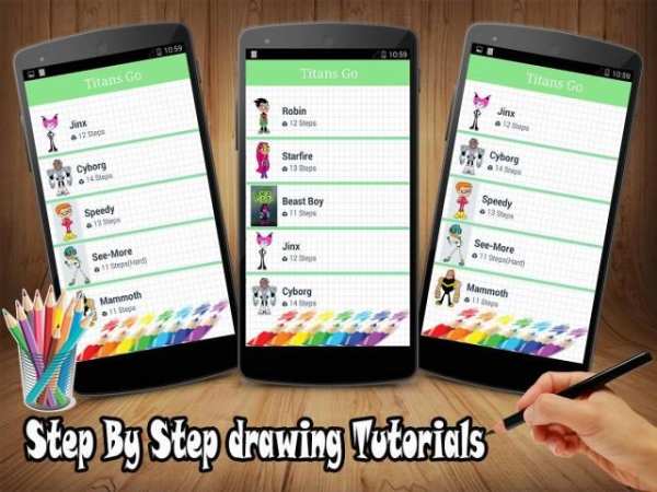 How To Drawing - Titans Go screenshot 1