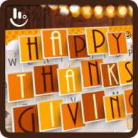 Happy Thanks Day Keyboard Theme on 9Apps