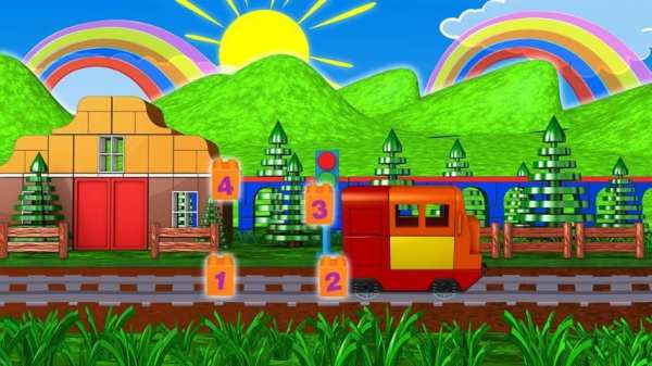 Happy Express Train puzzle скриншот 3