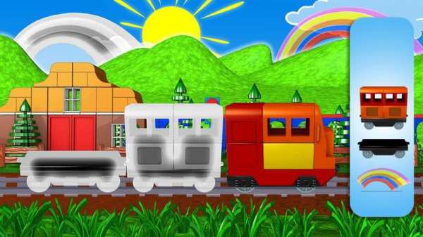 Happy Express Train puzzle скриншот 7