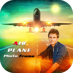 Airplane Photo Frame أيقونة