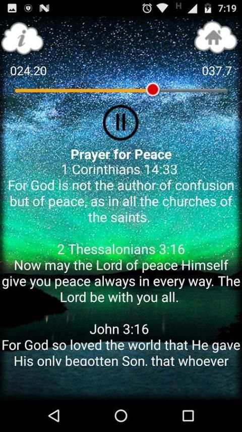 Prayer for Peace : Audio Bible Scriptures скриншот 1