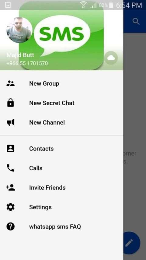 WHATSAPP SMS screenshot 2