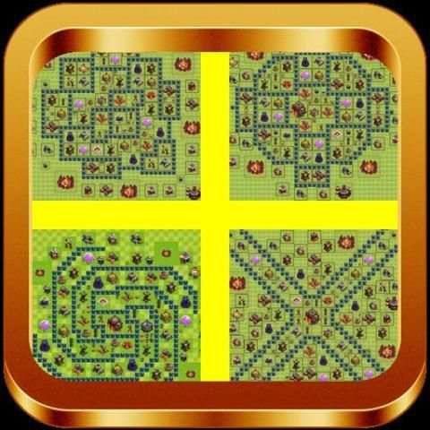 Strategy Map COC TH10 1 تصوير الشاشة