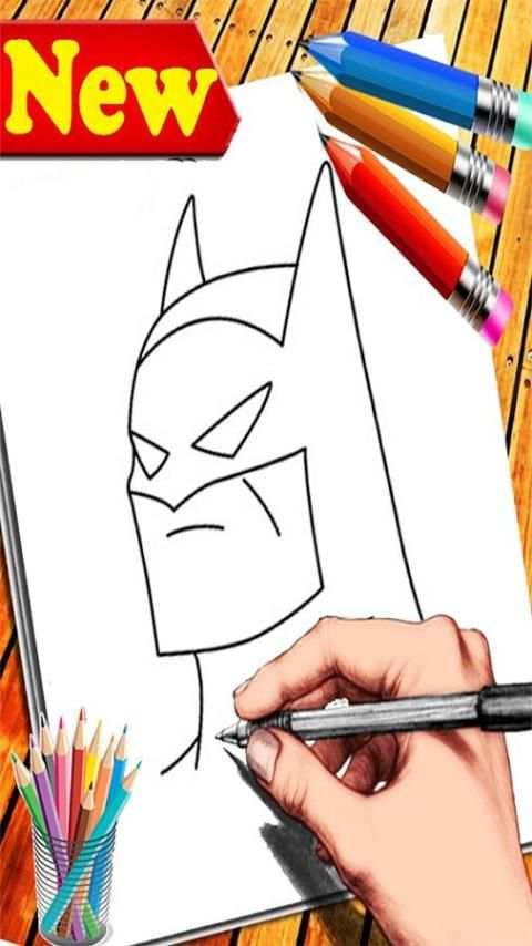 How To Draw : Batman * Anime * скриншот 1