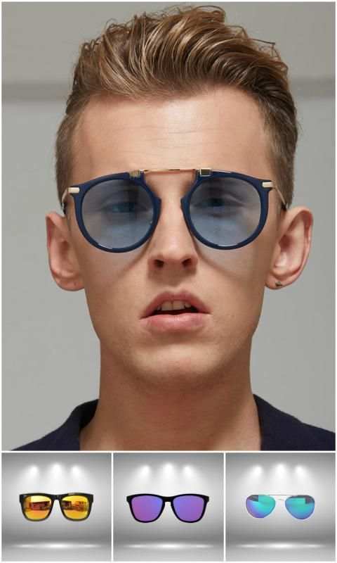 Glasses Changer Photo Editor 2 تصوير الشاشة