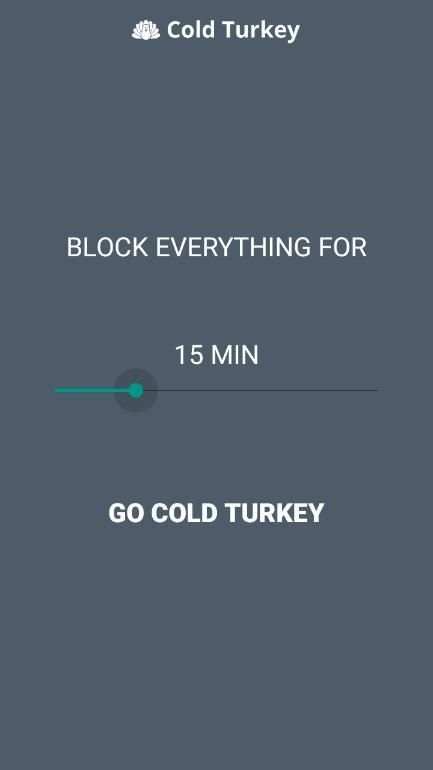 Cold Turkey screenshot 4