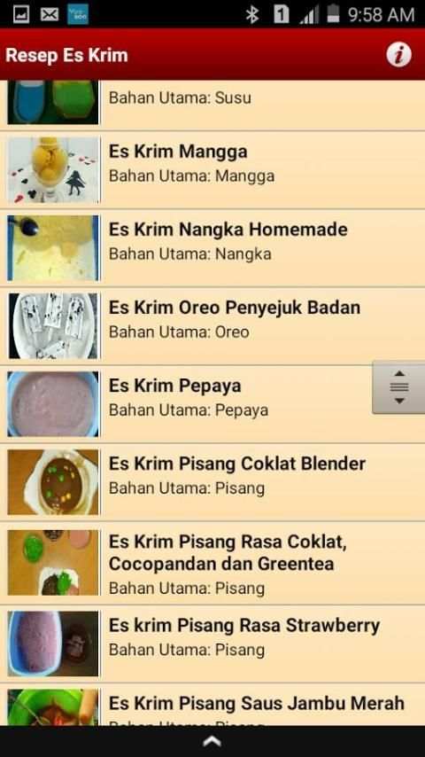 Resep Es Krim скриншот 5