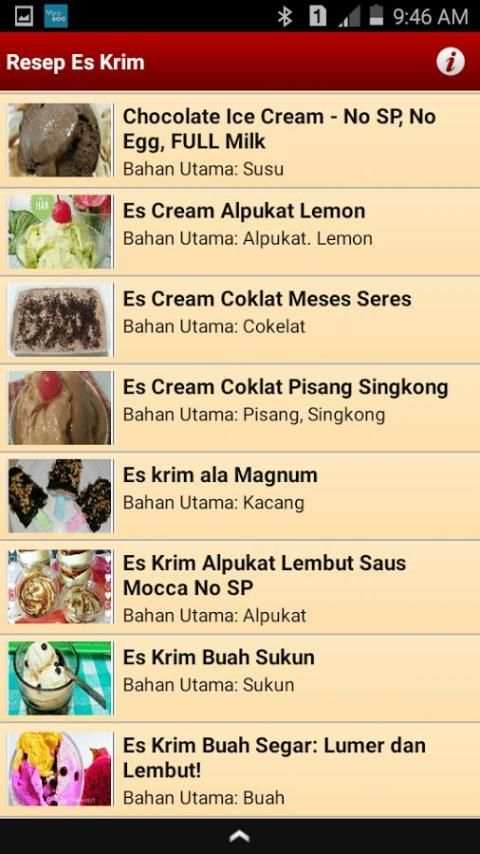 Resep Es Krim скриншот 7
