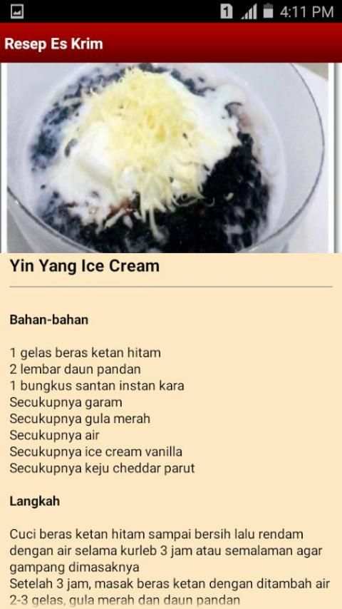 Resep Es Krim screenshot 2