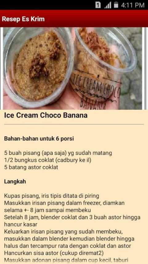 Resep Es Krim скриншот 4