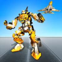 Airplane Robot War City Rescue