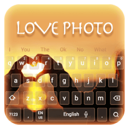 ikon Love Photo keyboard Theme