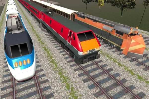 Train Driving Simulator 2017 : Train Racing New скриншот 1