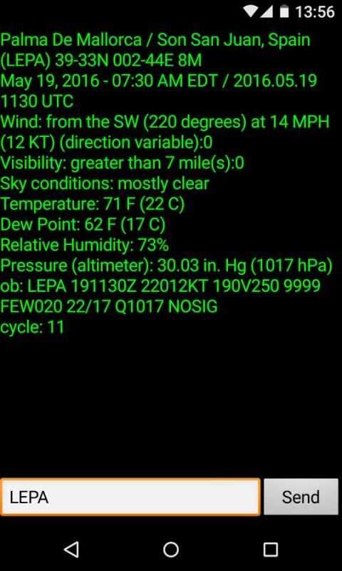 METAR 3 تصوير الشاشة