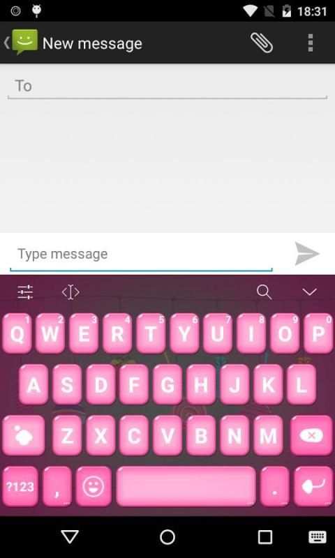 Emoji Keyboard - Candy Pink screenshot 3
