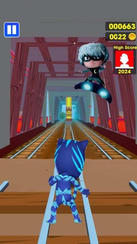Subway pj Run Masks Dash Run скриншот 4