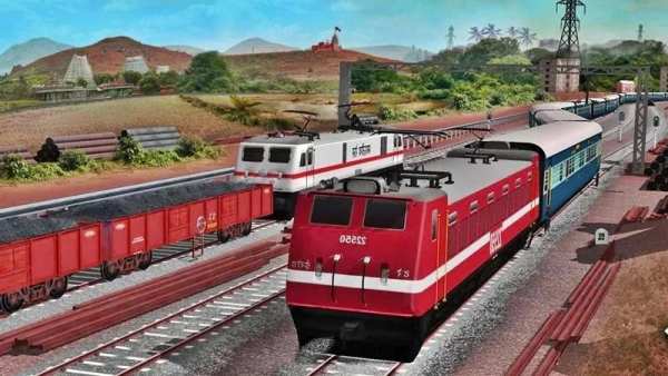 Indian Train Drive Game Railway 1 تصوير الشاشة