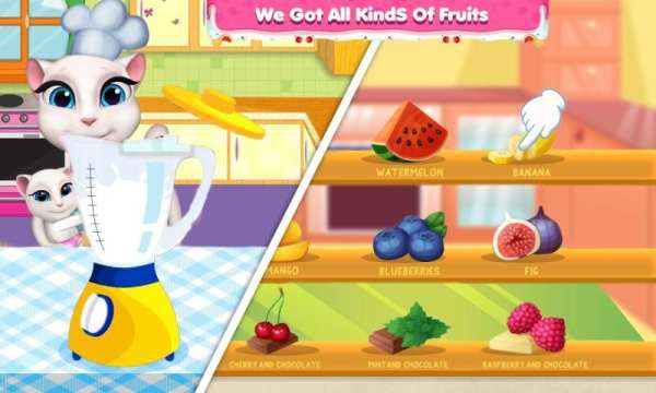 Talking Cat Ice Cream Maker - Cooking Game screenshot 3
