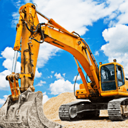 भारी खुदाई क्रेन सिम आइकन