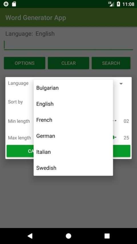 Word Generator App 3 تصوير الشاشة