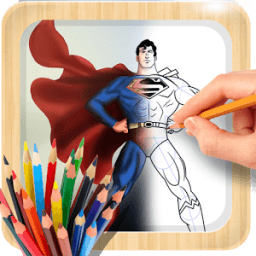 How to Draw Super Hero Characters أيقونة