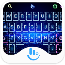Neon Hologram Keyboard Theme icon