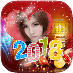 กรอบรูปปฏิทิน2018 แต่งรูปปฏิทิน2018 แต่งรูปปีใหม่ иконка