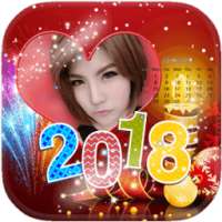 กรอบรูปปฏิทิน2018 แต่งรูปปฏิทิน2018 แต่งรูปปีใหม่ on 9Apps