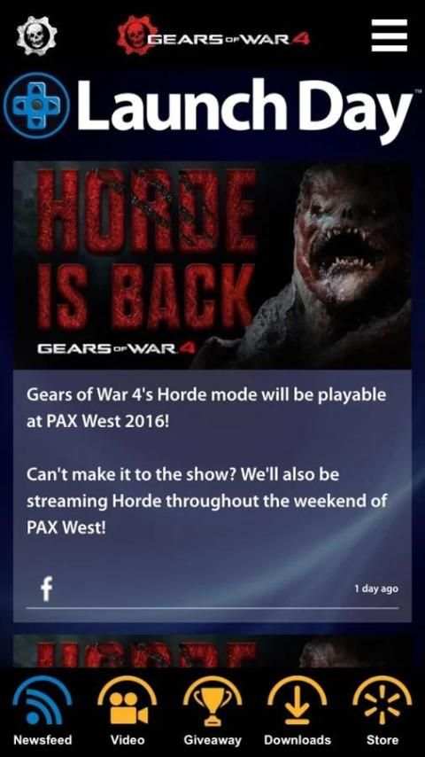 LaunchDay - Gears of War screenshot 1
