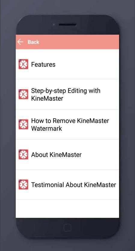 Guide KineMaster Video Editor Pro स्क्रीनशॉट 1