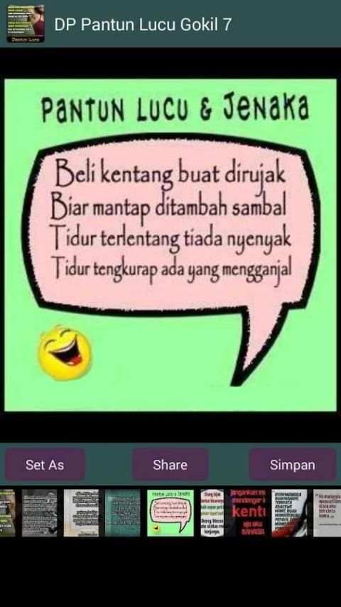 DP Pantun Lucu Gokil 5 تصوير الشاشة