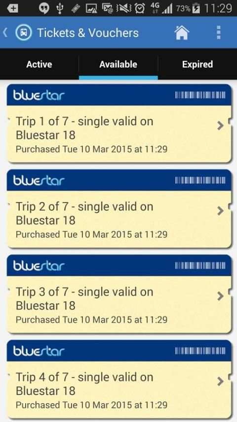 Bluestar bus screenshot 4