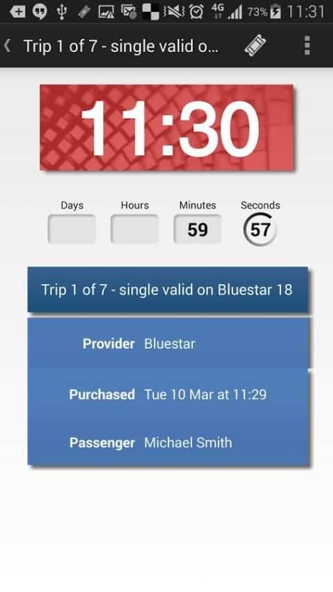 Bluestar bus screenshot 1