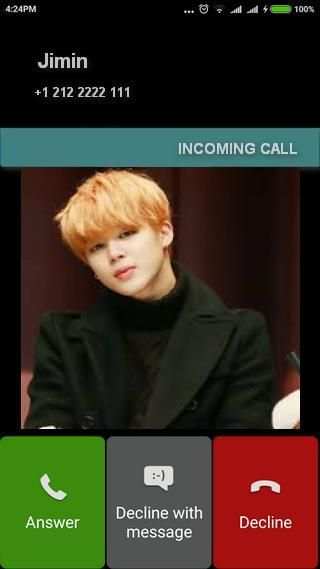 Prank Call BTS Jimin 3 تصوير الشاشة