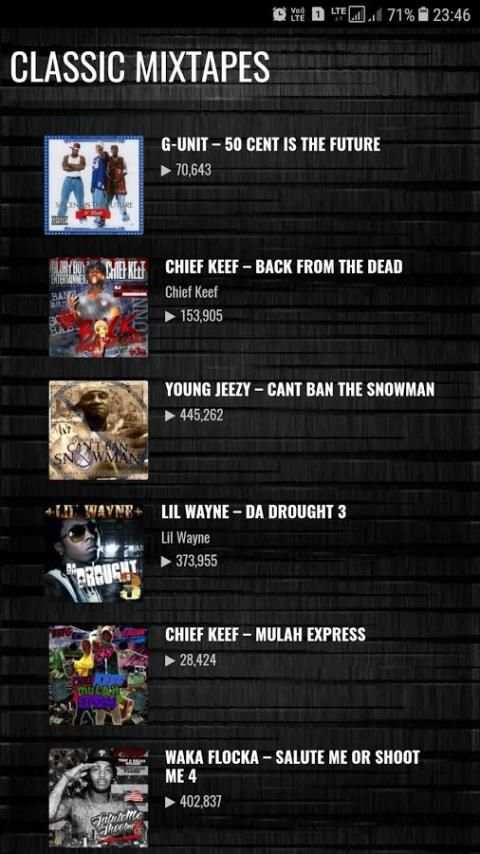 Legend Mixtapes 3 تصوير الشاشة