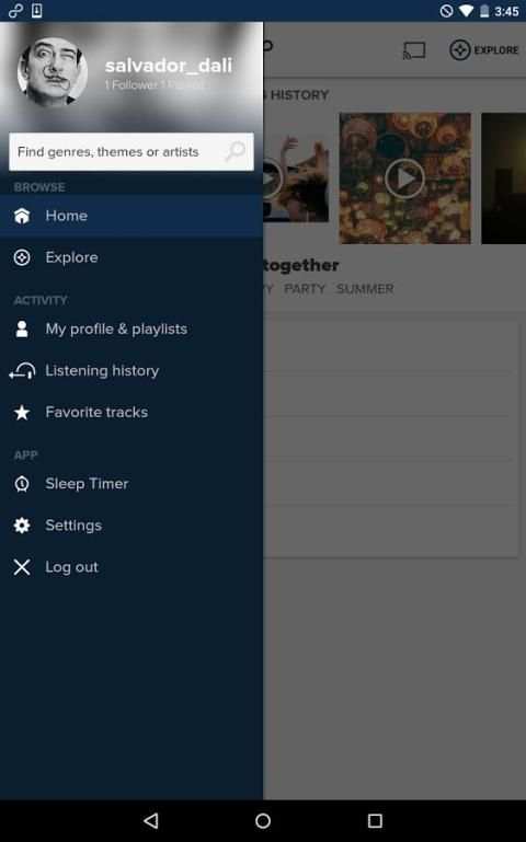 8tracks playlist radio 14 تصوير الشاشة