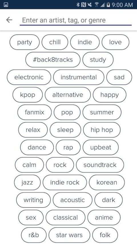 8tracks playlist radio 6 تصوير الشاشة