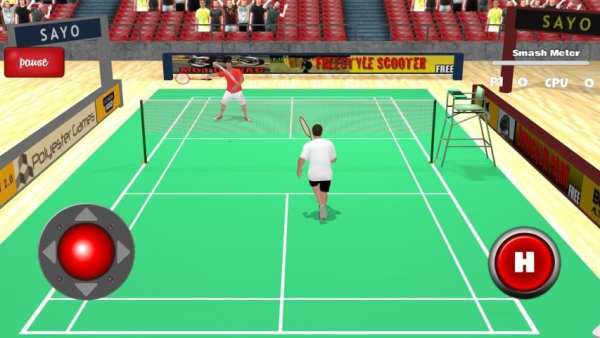 Badminton Games Free 2017 3D скриншот 2