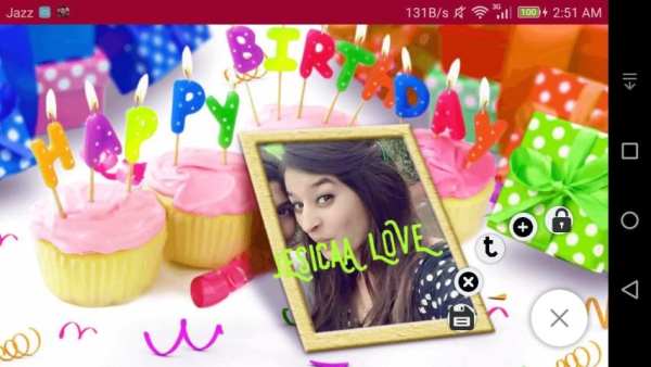 Birth Day Cake Photo Name Text screenshot 2