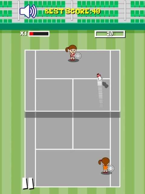 Free tennis game screenshot 3