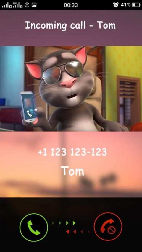 Call from Tom simulation 1 تصوير الشاشة