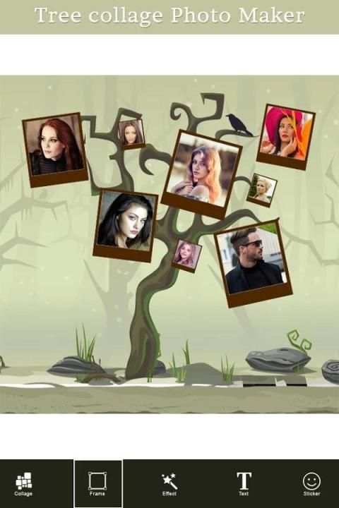 Tree Collage Photo Maker скриншот 1