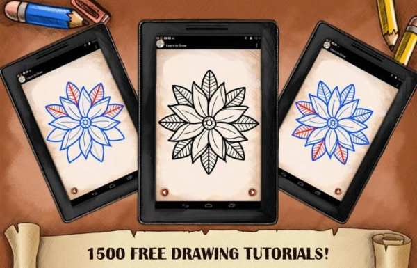Drawing Body Art Tattoo Flowers screenshot 1