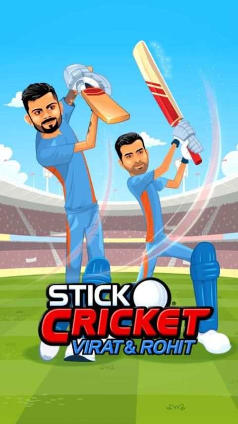 Stick Cricket Virat and Rohit screenshot 1
