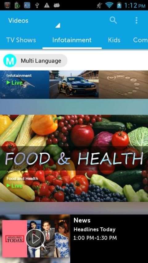 BSNL Mobile TV, Live TV screenshot 2