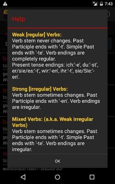 German Verbs screenshot 4
