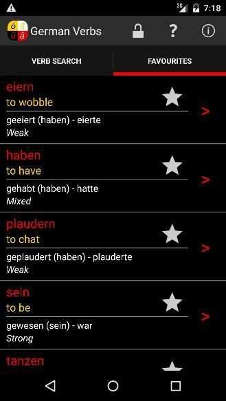German Verbs screenshot 9