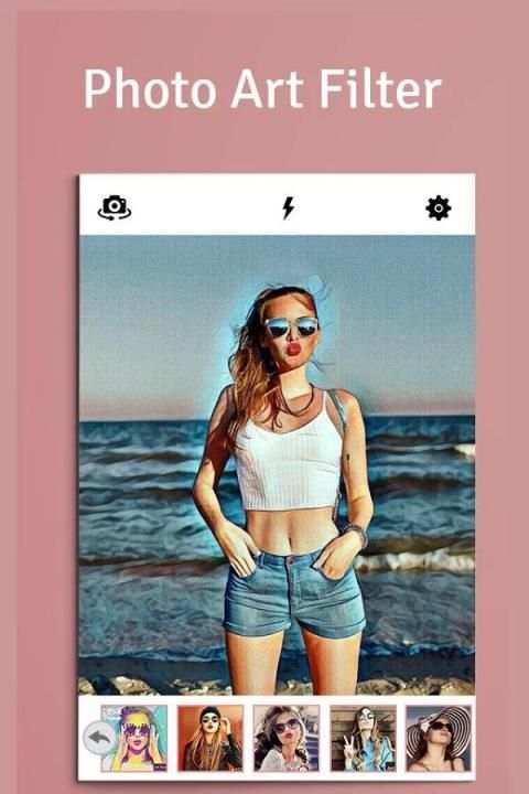 Photo Art Filter : Cartoon Photo Editor screenshot 4